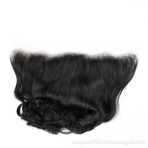 Mayqueen Wholesale 10A Grade 100% Virgin Brazilian Hair Egg Curl Peruvian Virgin Hair Bundles with Lace Frontal Closure